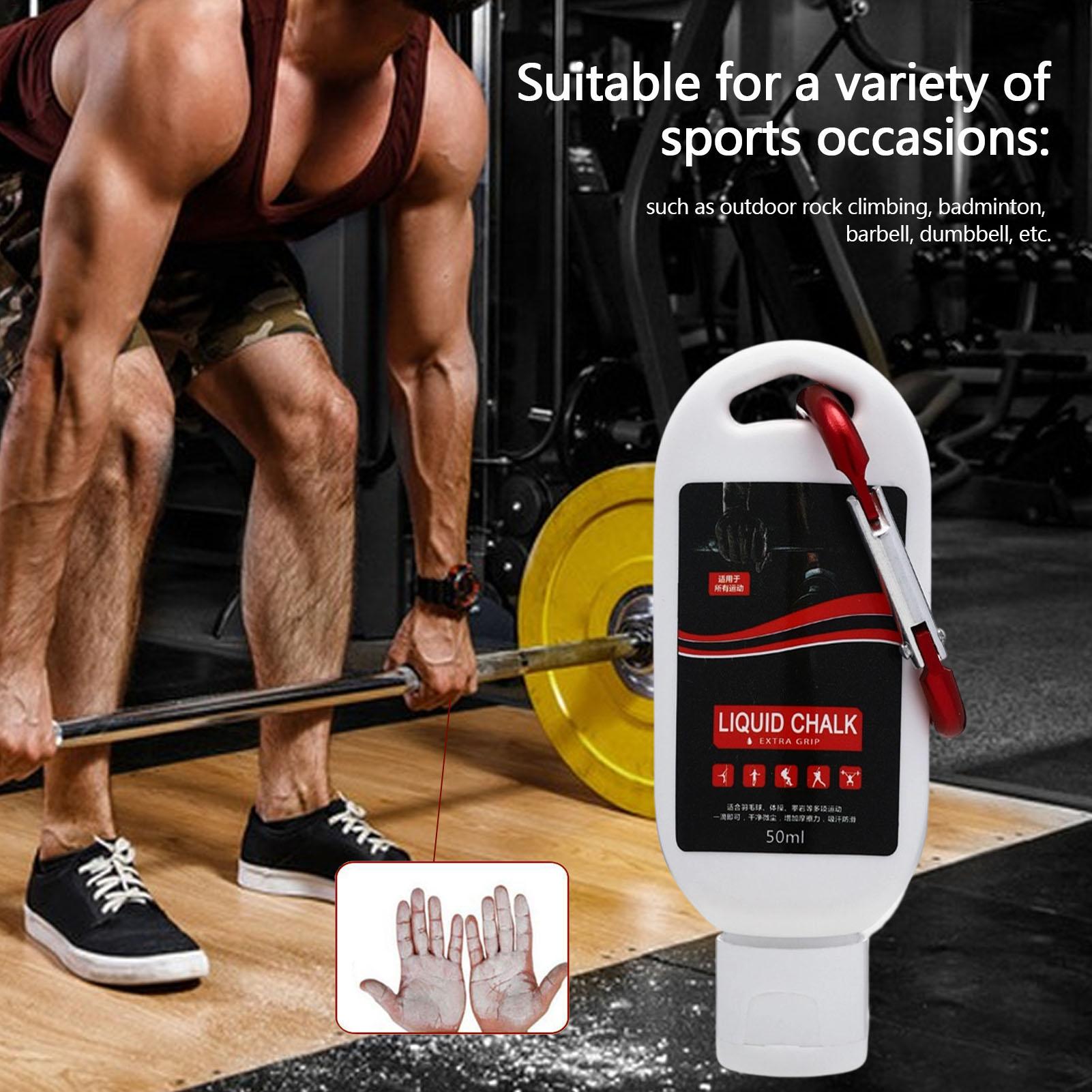 Sports Grip - مسحوق المغنيسيوم السائل الرياضي، كريم مضاد