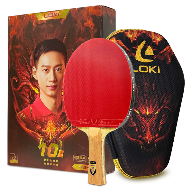 Badminton Racket Carbon - الأصلي LOKI مضرب تنس الطاولة سلسلة