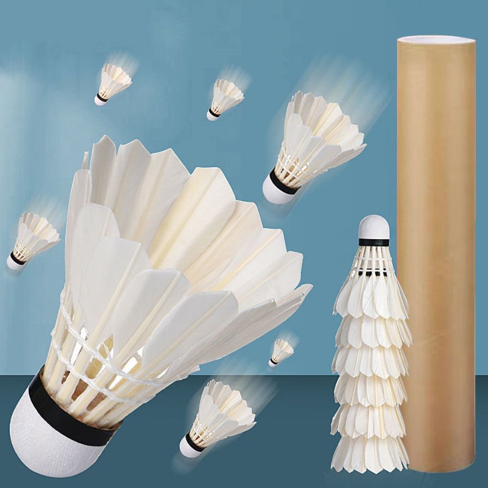 Feather Shuttlecock - 3/6/12 قطعة من كرات الريشة الطائرة