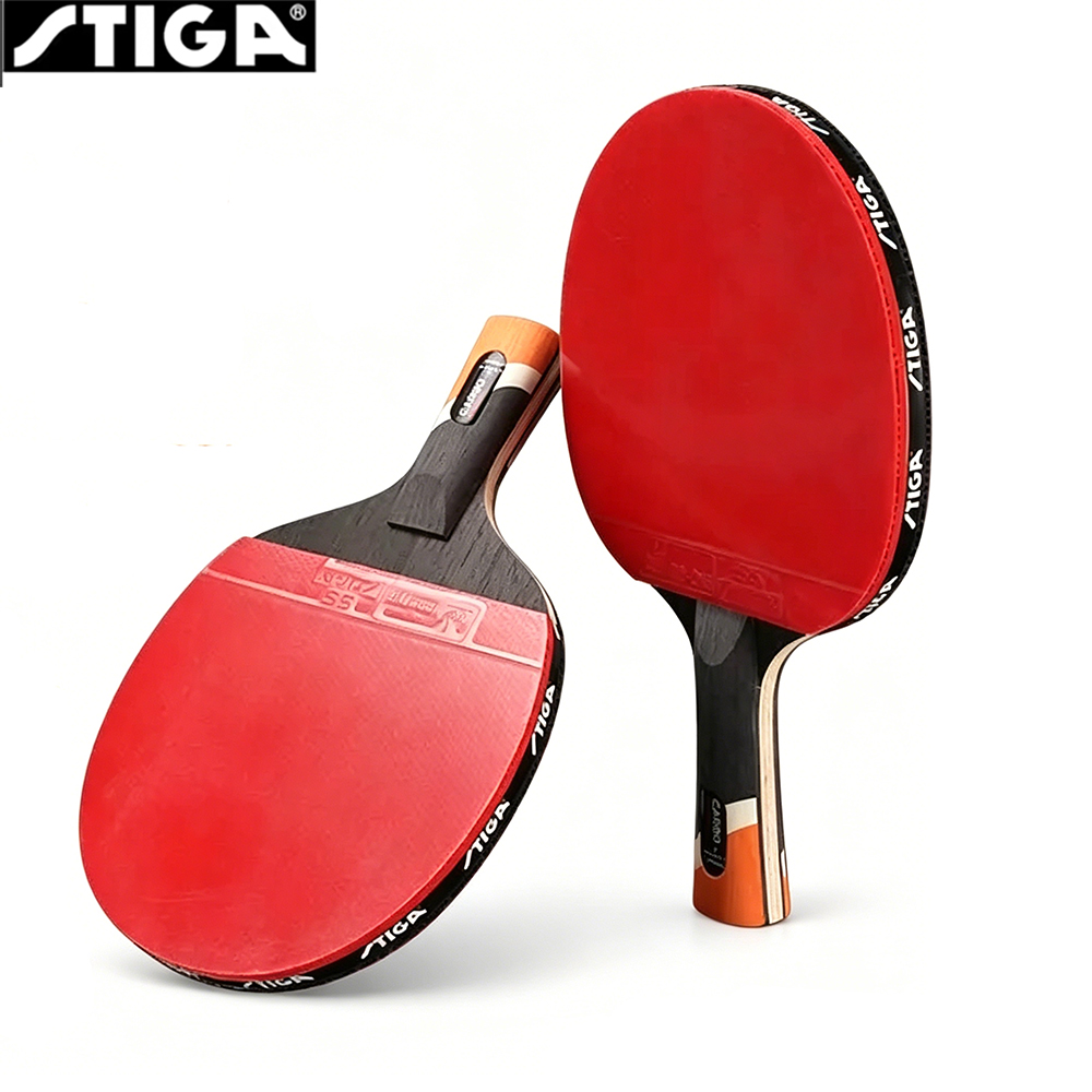 مضرب تنس طاولة احترافي STIGA C - مراجعة Badminton Racket Carbon وسعره