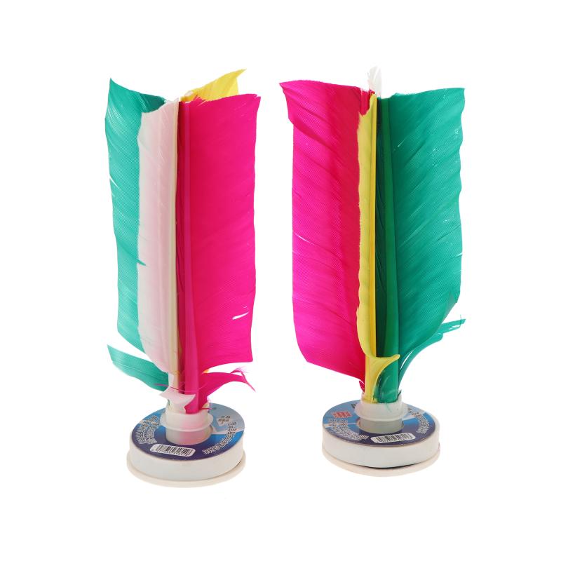 جديد 6 قطع ريشة تنس الريشة للت - مراجعة Feather Shuttlecock وسعره