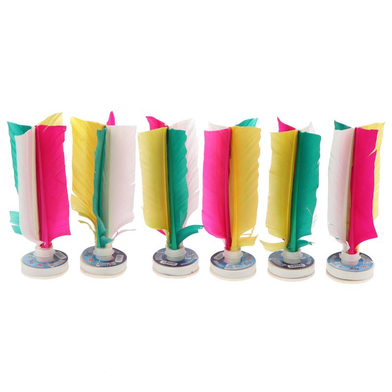 جديد 6 قطع ريشة تنس الريشة للت - مراجعة Feather Shuttlecock وسعره
