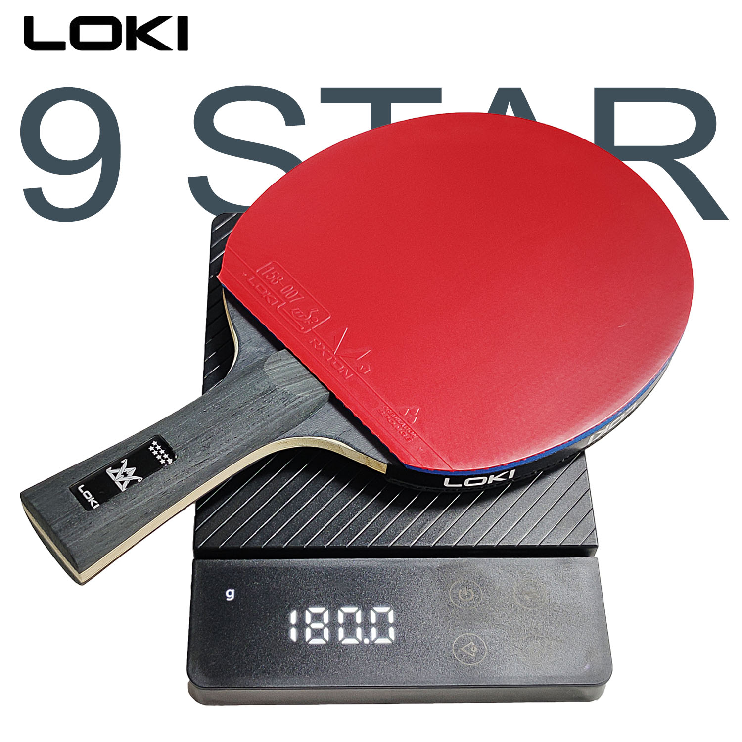 مضرب تنس طاولة LOKI 9 نجوم احت - مراجعة Badminton Racket Carbon وسعره