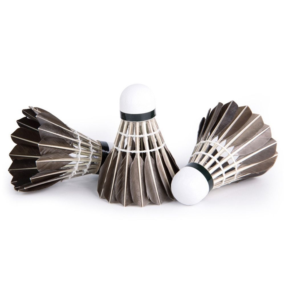 3/6/12 قطعة من ريش الإوز الأسو - مراجعة Feather Shuttlecock وسعره