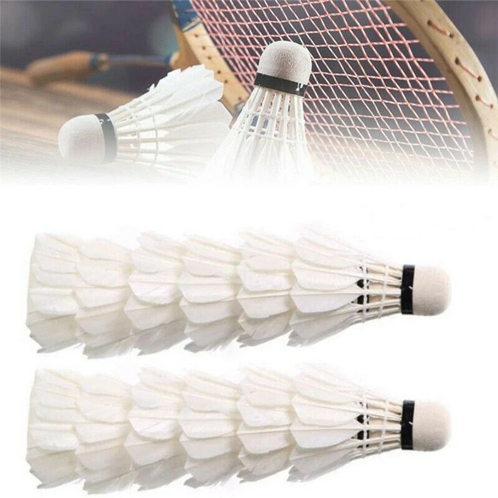 3/6/12 قطعة من كرات الريشة الط - مراجعة Feather Shuttlecock وسعره