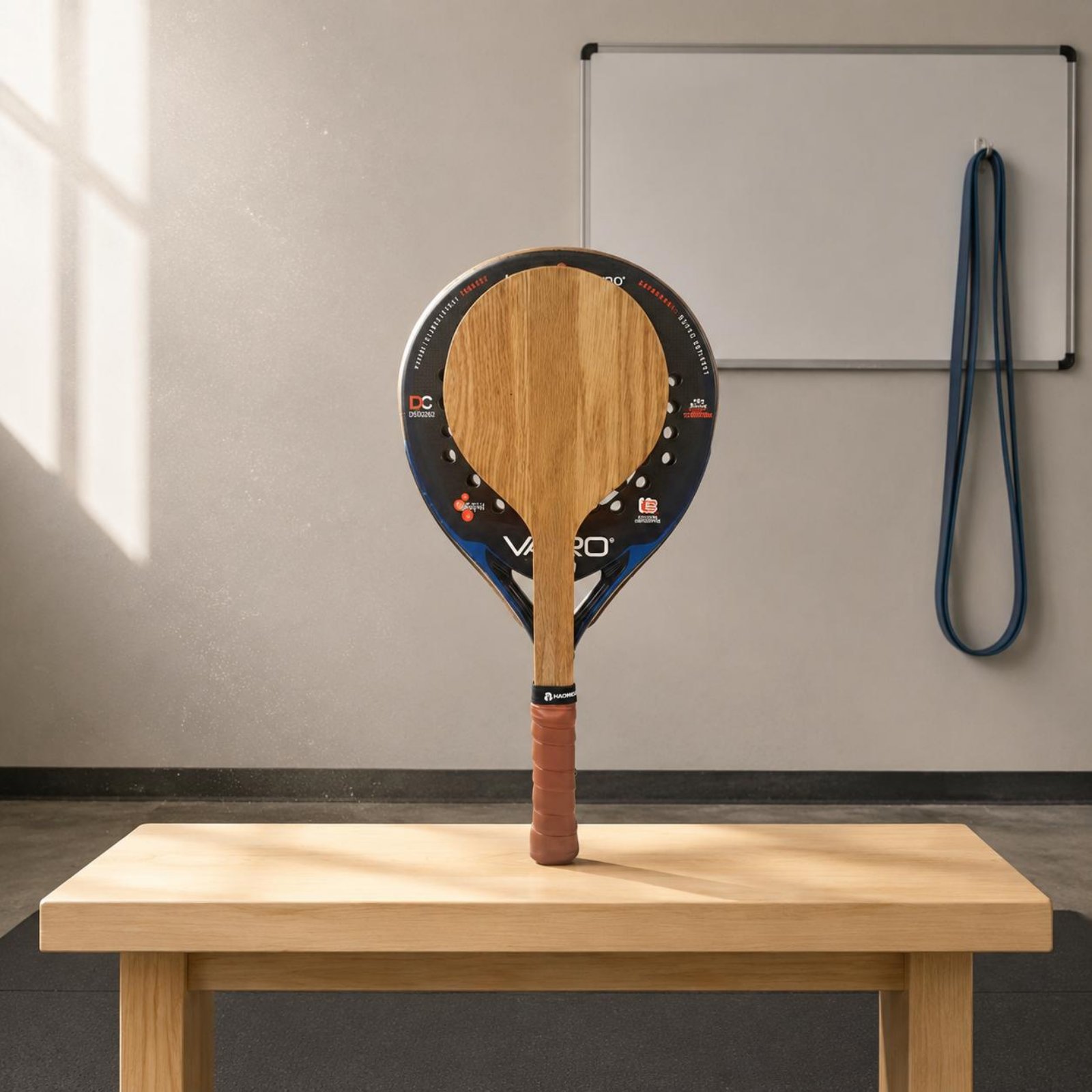 مضرب تنس شاطئي خشبي، مضرب تدري - مراجعة Sports Grip وسعره