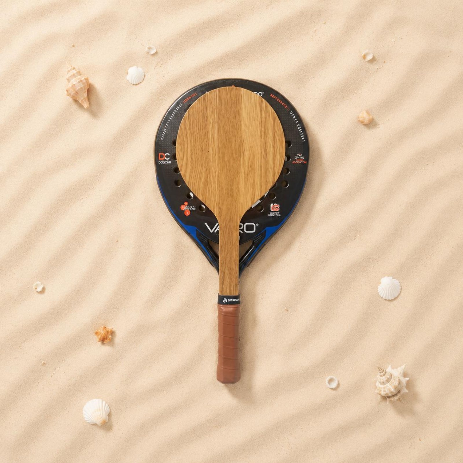 مضرب تنس شاطئي خشبي، مضرب تدري - مراجعة Sports Grip وسعره