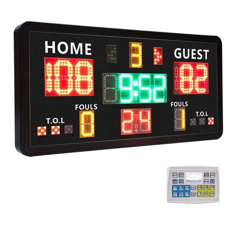 لوحة تحكم محمولة مع شاشة LED ر - مراجعة Scoreboard Digital وسعره