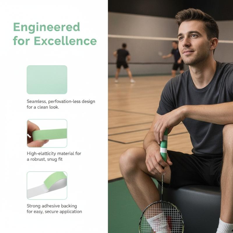 شريط لاصق رياضي متدرج الألوان  - مراجعة Badminton Grip وسعره