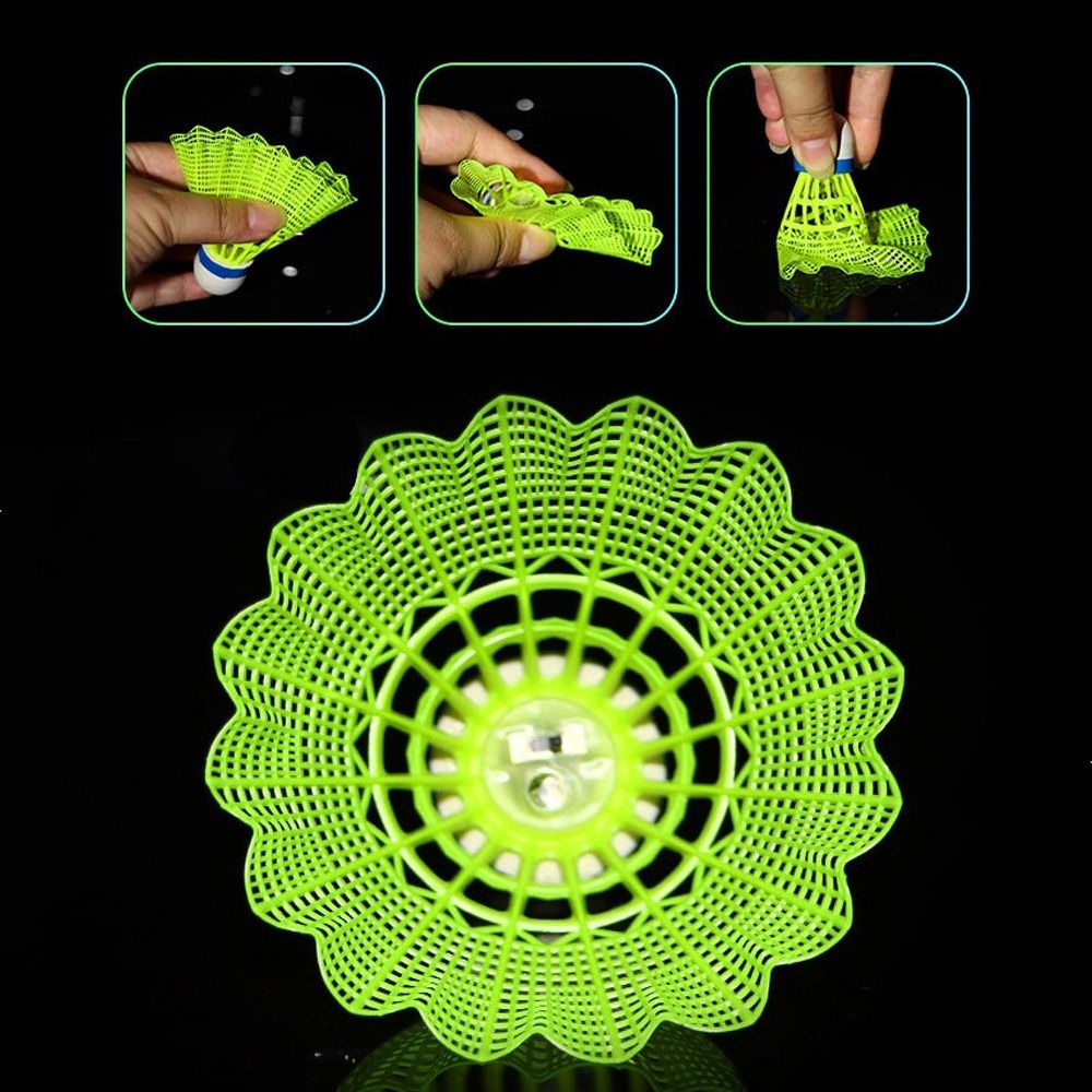 تضيء LED كرة الريشة متوهجة كرا - مراجعة Feather Shuttlecock وسعره