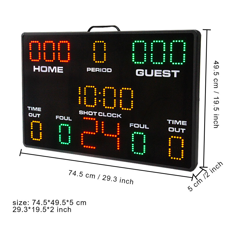 لوحة نتائج كرة السلة الإلكترون - مراجعة Scoreboard Digital وسعره